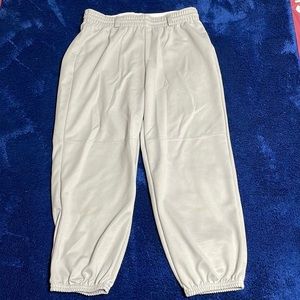 Grey youth baseball pants
